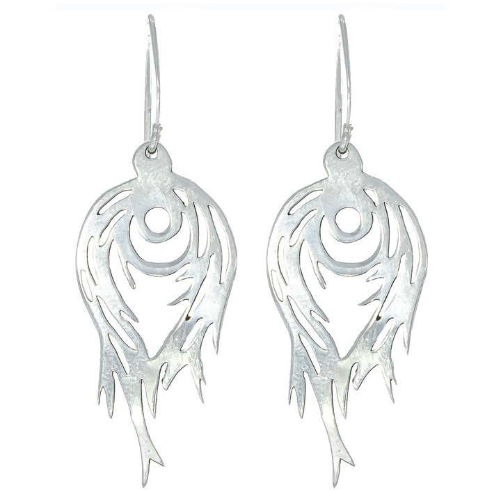 Cercei Argint Decupati