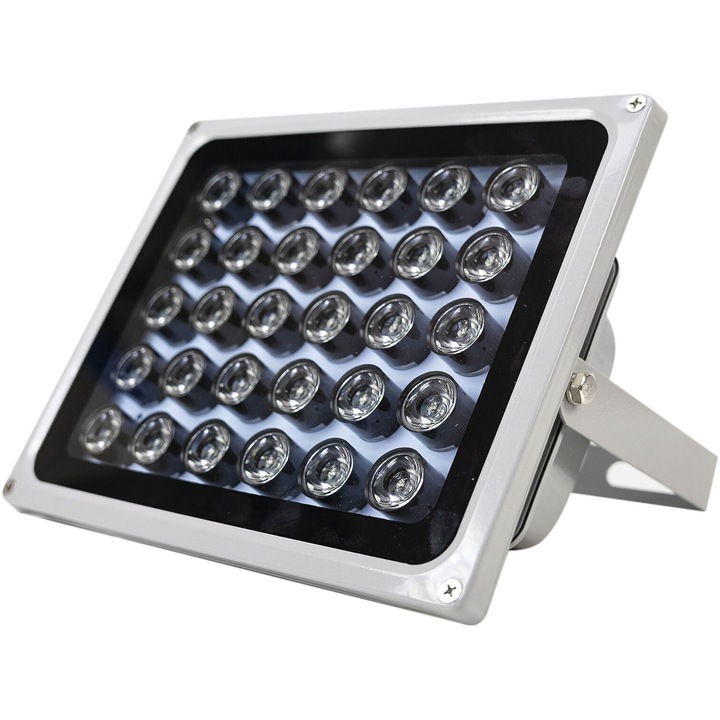 Прожектор PNI IR30, Инфрачервени светодиоди, За камери / системи за видеонаблюдение, 30 IR светодиода, разстояние 80м, IP66