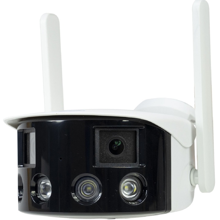 PNI IP590 térfigyelő kamera, vezeték nélküli, IP, kettős objektív, 2 x 2MP, 180 fok, microSD kártyahely