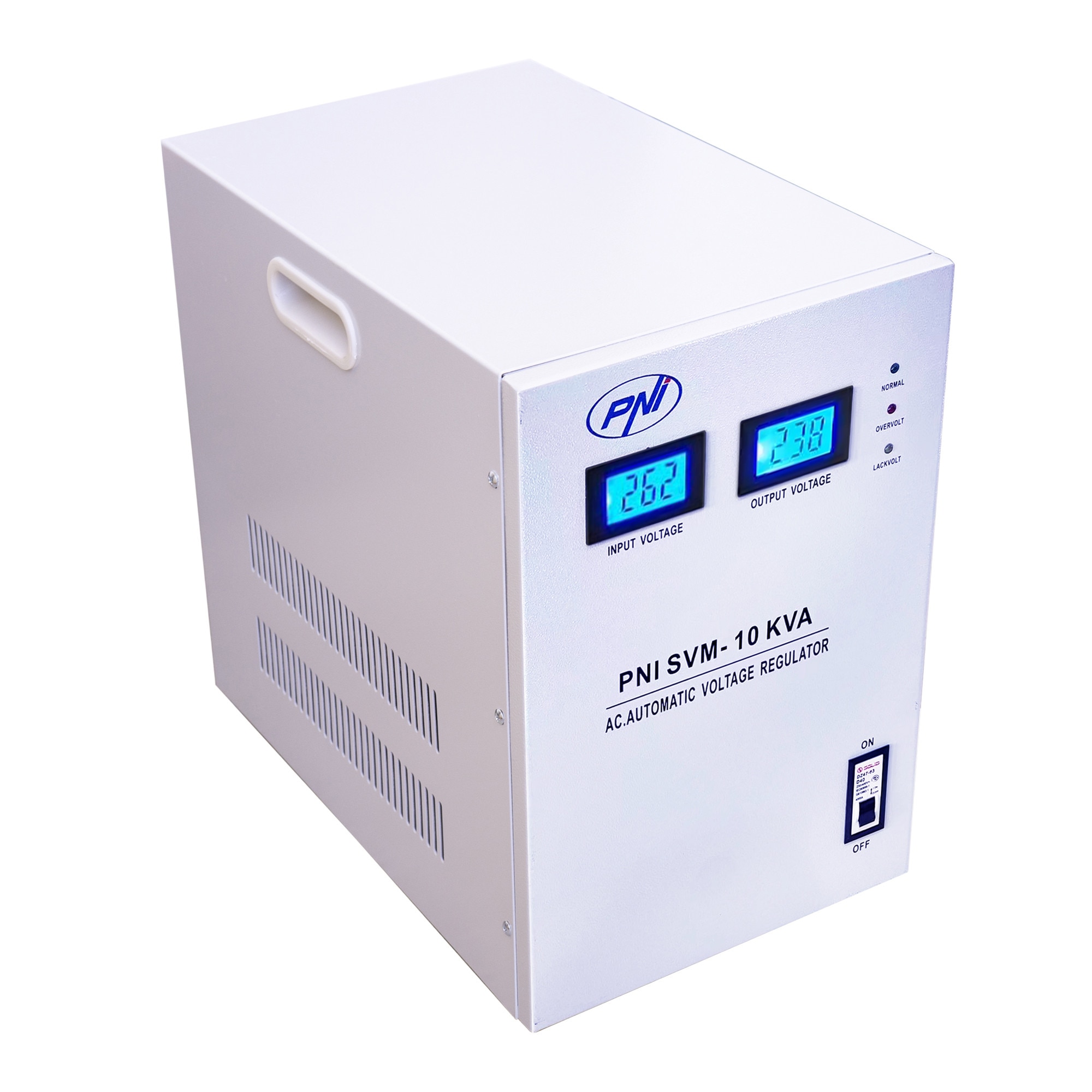 Stabilizator de tensiune monofazat PNI SVM-10K cu servomotor