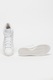 Nike, Pantofi sport mid-high din piele Court Royale 2, Alb, Albastru pastel, 6.5
