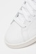 Nike, Pantofi sport mid-high din piele Court Royale 2, Alb, Albastru pastel, 6.5