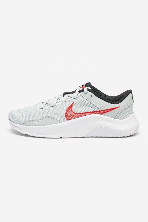 Nike, Pantofi pentru fitness Legend Essential 3, Rosu/Gri cenusiu