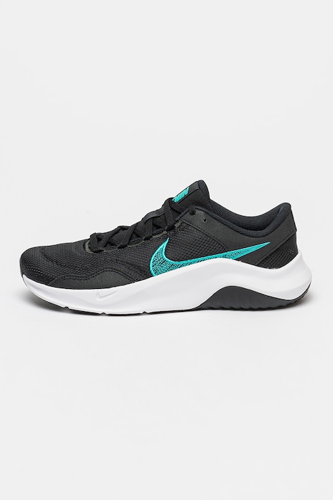 Nike, Pantofi pentru fitness Legend Essential 3, Turcoaz/Negru