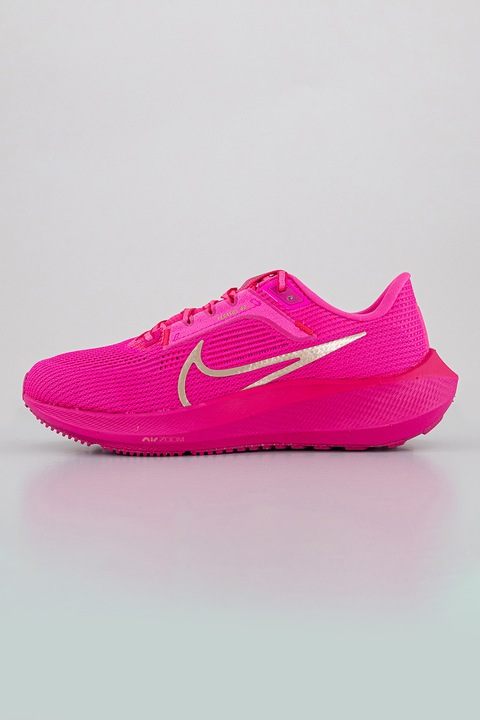 Nike, Pantofi cu imprimeu logo pentru alergare Air Zoom Pegasus 40, Fucsia