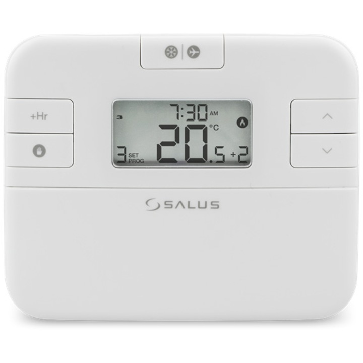 Termostat programabil cu fir Salus RT510, moduri automatic, manual, sleep si vacanta