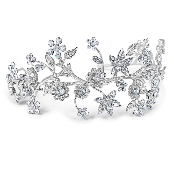 Diadema Primavera cu cristale Swarovski