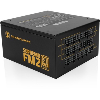 Sursa SilentiumPC Supremo FM2 Gold, 750W, Full Modulara, Certificare 80Plus Gold, Ventilator PWM 120mm Sursa SilentiumPC Supremo FM2 Gold, 750W, Full Modulara, Certificare 80Plus Gold, Ventilator PWM 120mm