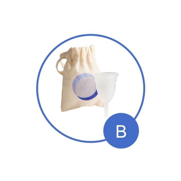 Cupa menstruala MOONCUP - Transparenta, marimea B