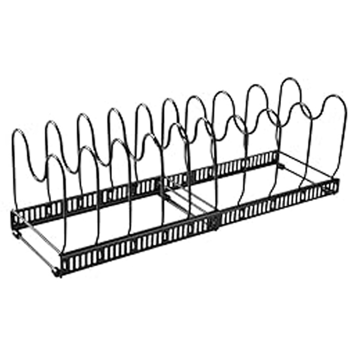 Suport de depozitare pentru capac，Amtok，Reglabil，Telescopic，Multifunctional，Detasabil，Slot pentru card in forma de U，Fier，Negru