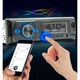 Мултимедиен плейър за кола, Renew Force, 7021A, 1DIN, USB/Bluetooth/AUX, RGB осветление, Черен