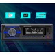 Мултимедиен плейър за кола, Renew Force, 7021A, 1DIN, USB/Bluetooth/AUX, RGB осветление, Черен