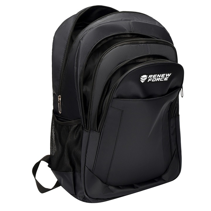 Rucsac, Renew Force, Poliester, 33L, 50x33x20 cm, Negru