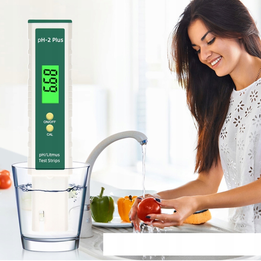 Комплект тестери за качество на водата, Logit, зелен/бял PH+TDS, висока ...