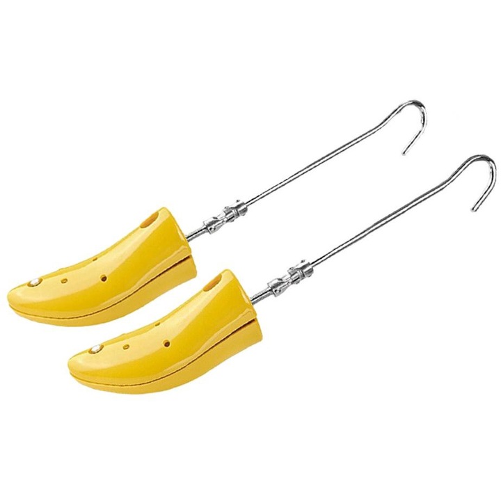 Set 2 sanuri pentru largit si alungit pantofi, Logit, 43cm x 15cm x 11cm, 43-46 Metal/Plastic