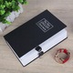 Seif metalic secret tip carte cu cheie, HomeSafe, Model Noul Dictionar Englez, Plastic/Metal, 24,5 x 15,9 x 5,7 cm, Negru