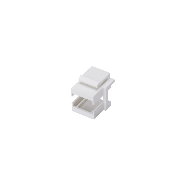 Adaptor Keystone pentru adaptor SC simplex / LC duplex, Alantec, Plastic, Alb