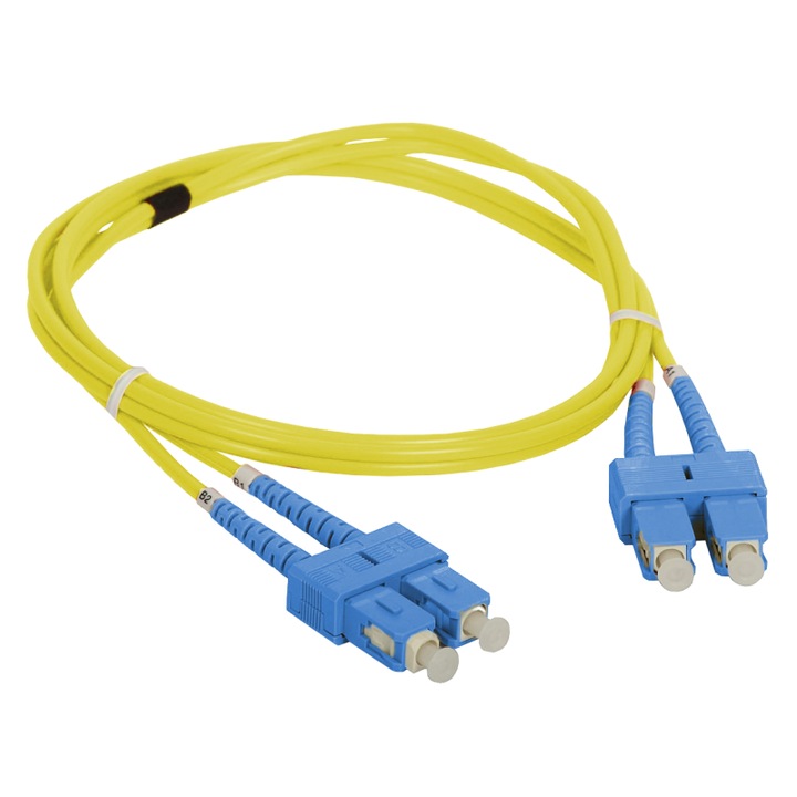 Cabluri patch cord jednomodale Alantec 9/125, 1.0m, culoare galbena