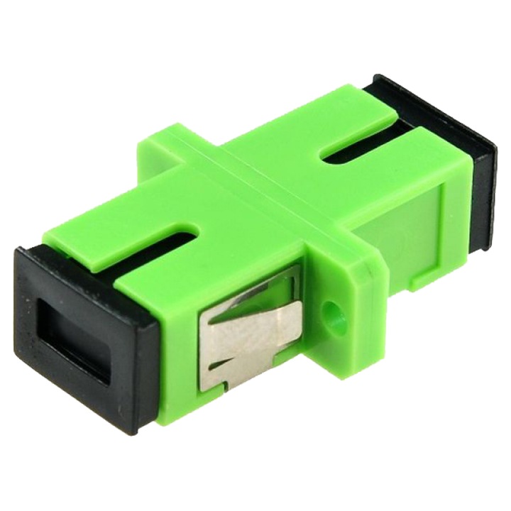 Adaptor pentru fibra optica monomod, Alantec, Verde