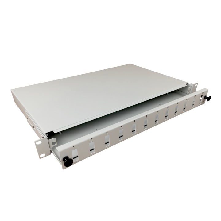 Cutie de distributie fibra optica, Alantec, Alb