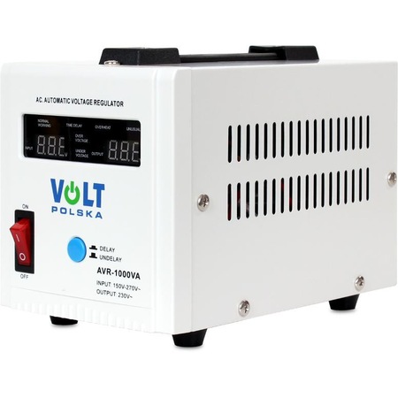 Стабилизатор на напрежение, Volt Polska, AVR 1000, Бял - eMAG.bg