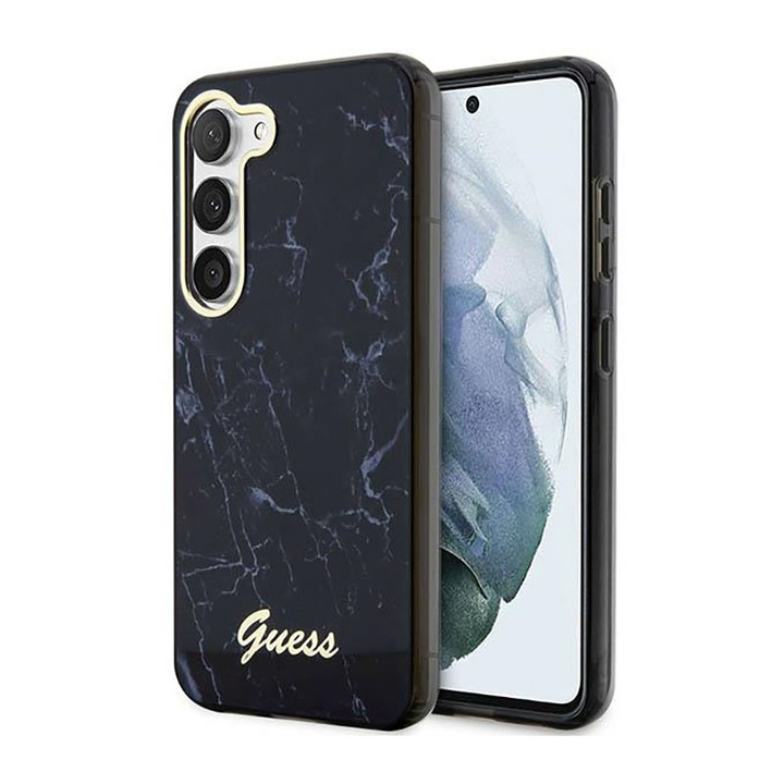 Кейс за Samsung Galaxy S23, Guess, TPU, черен