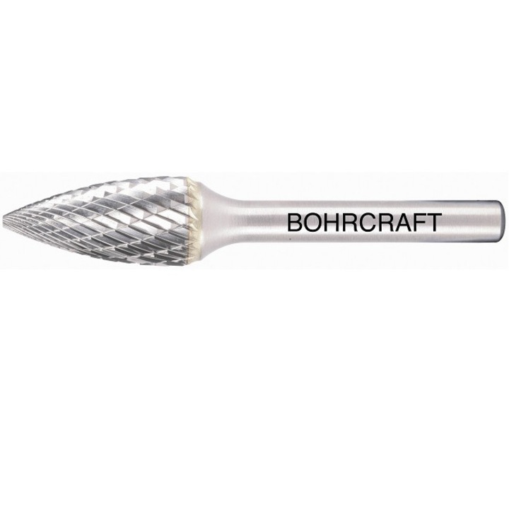 Freza biax din carbura metalica sinterizata - CMS - arc cu varf ascutit, Forma G (SPG), DIM 6 x 18 Bohrcraft