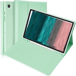 Husa premium office Sigloo, tip mapa, pentru tableta Xiaomi Mi Pad 5, Mi Pad 5 Pro, 11inch, confectioanata din piele sintetica, carcasa interna din silicon cu suport Smart Pen, Green