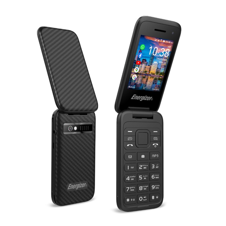 Telefon mobil, Energizer, E282SC, 512MB RAM, 4GB, Dual SimEU, 4G, Negru