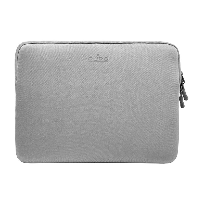 Husa laptop, Puro, Neopren, Argintiu