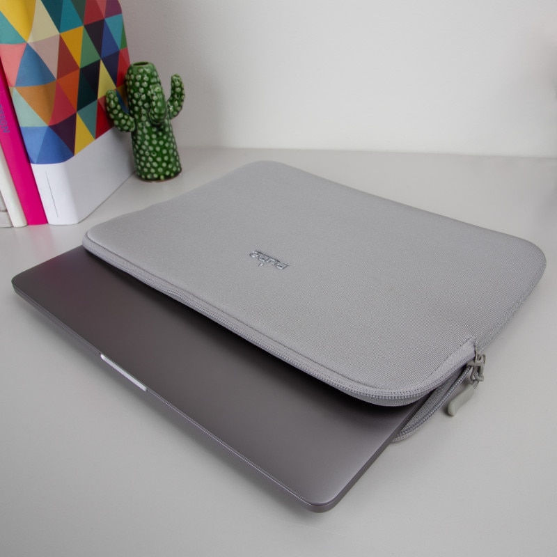 Husa laptop, Puro, Neopren, Argintiu