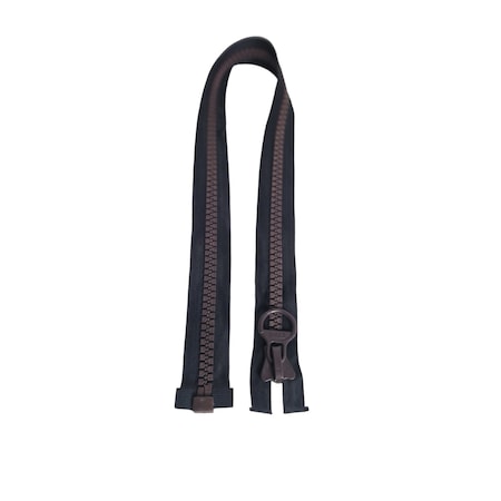 Fermoar super mare din plastic Heavy Duty RITS 100cm #20 Maro