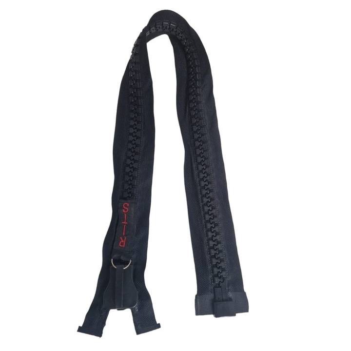 Fermoar super mare din plastic Heavy Duty RITS 100cm #30 Negru