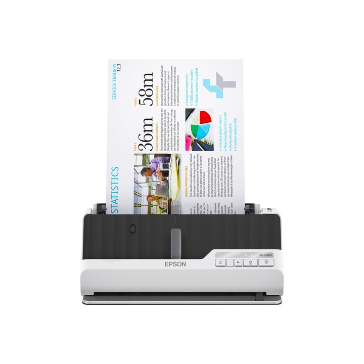Скенер EPSON WorkForce DS-C490 40ppm B11B271401