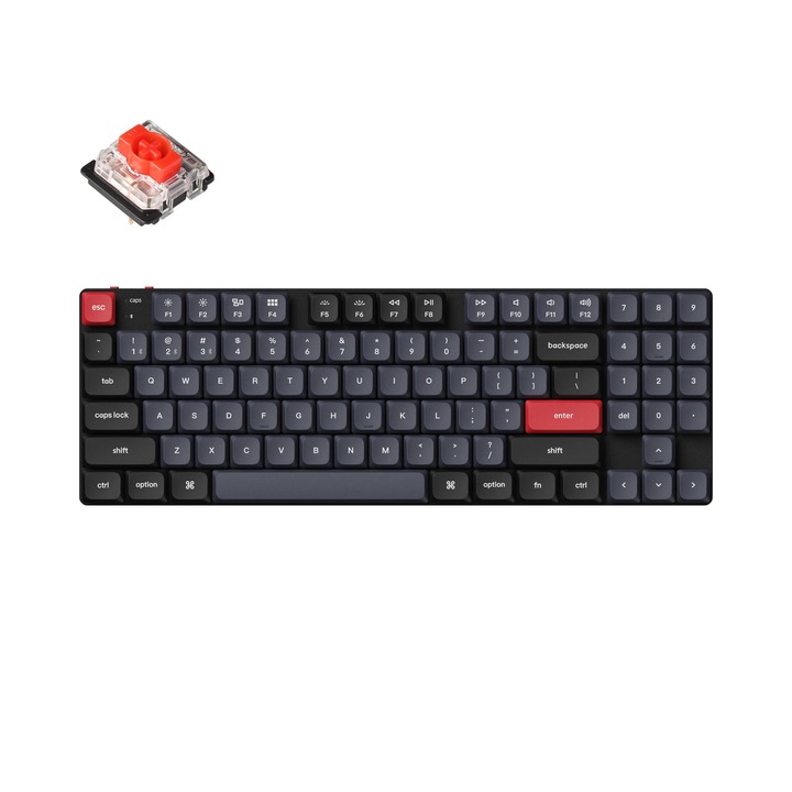 Клавиатура Keychron K13 Pro TKL Low Profile Gatheron Red Switch K13P-H1