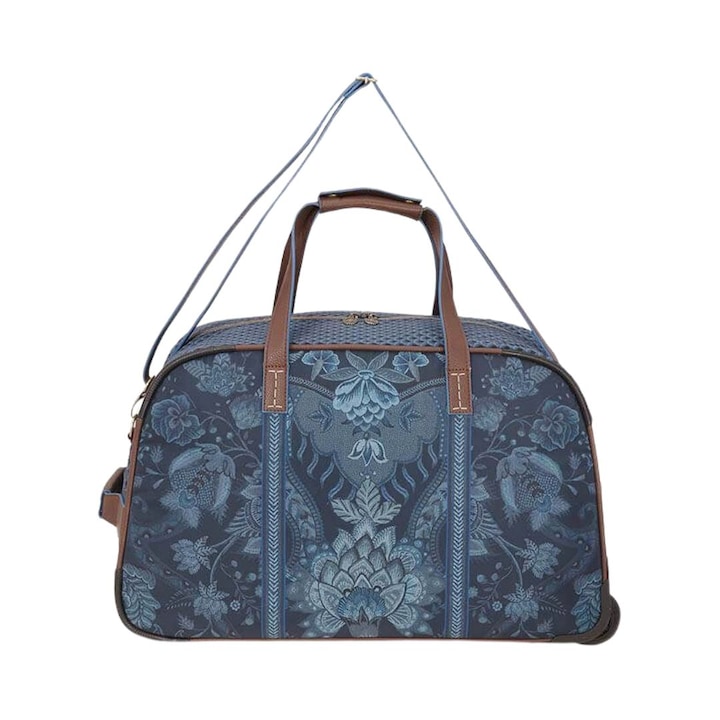 Пътна чанта с колела Kyoto Festival Indigo Blue 55x34x27см