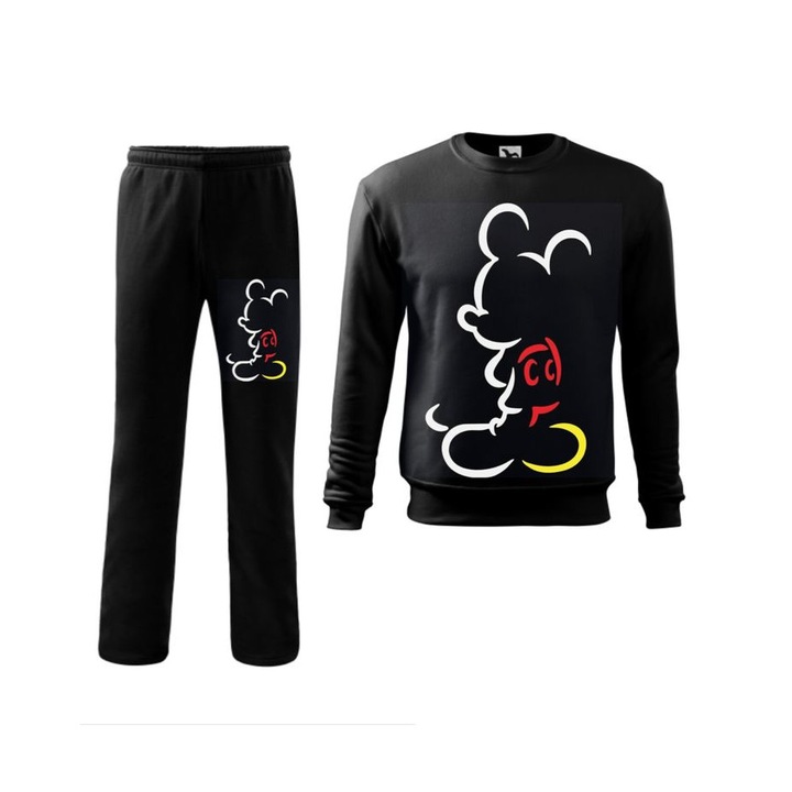 Gyermek treningruha, fekete szinu, szemelyre szabott Mickey Mouse M2