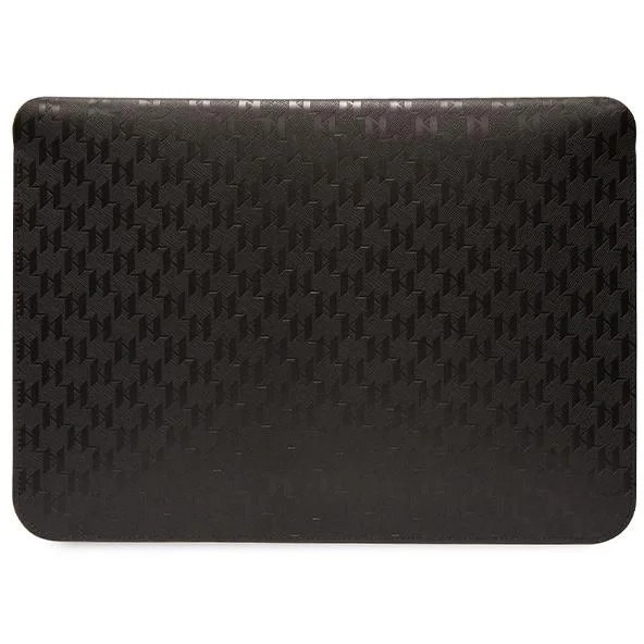 Husa Karl Lagerfeld Saffiano Monogram Ikonik compatibila cu laptop 14 inch Black