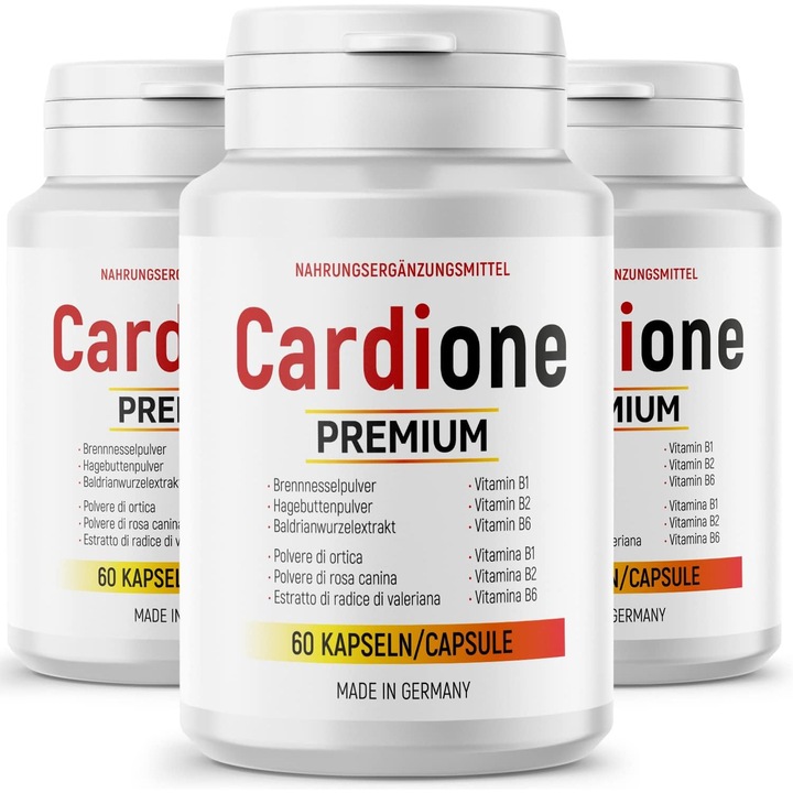 MayProducts Витамини и минерали Cardione Premium - капсули за мъже и жени - 60 (3x)