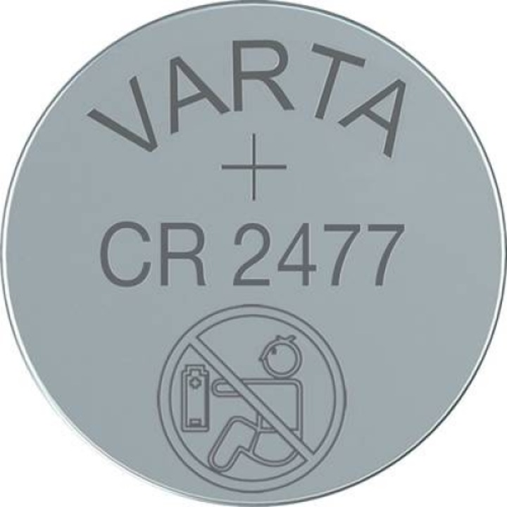 Varta CR2477 Lítium Gombelem 1db/csomag, 278873, Elem