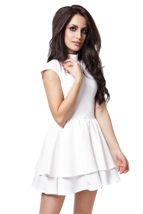 Rochie Poliester, Alb, Alb