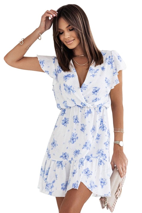 Рокля с волани, Полиетилен, Многоцветна, XS/S INTL