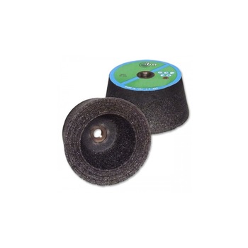 Corp abraziv forma oala cu filet pentru piatra, 110/90x55xM14, granulatie C24 Corp abraziv forma oala cu filet pentru piatra, 110/90x55xM14, granulatie C24