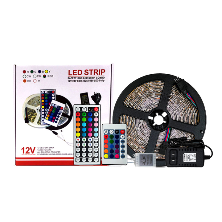 Banda LED, 2835RGB, Telecomanda, IP60, 10m, Multicolor