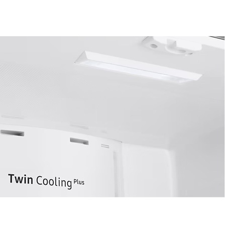 French Door Samsung RF50C510ES9/EO, 496 l, Full No Frost, Twin Cooling Plus, Digital Inverter, Touch control, Aparat de gheata automat, Clasa E, H 177.6 cm, Inox anti-amprenta