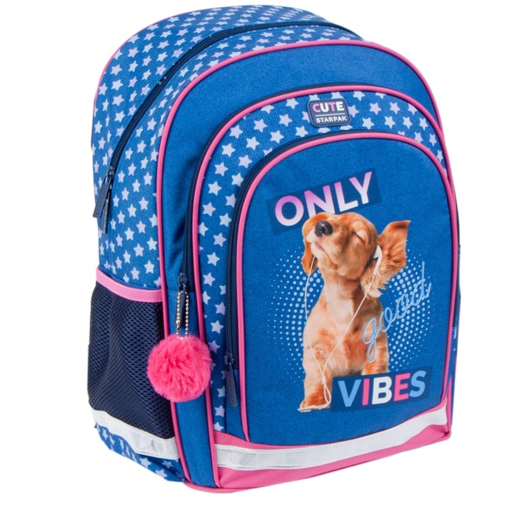 Iskolatáska CSAK JÓ VIBES Starpak