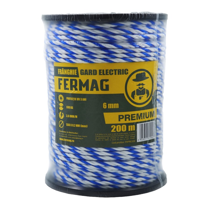 Franghie pentru gard electric, Premium, 200m