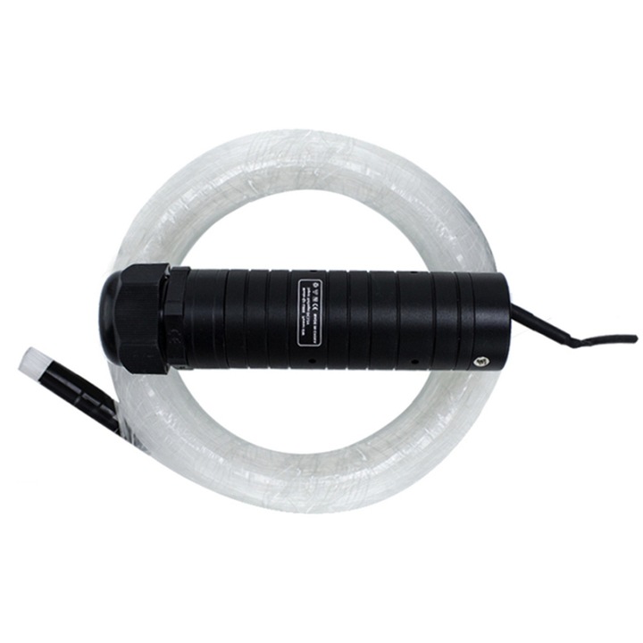 Kit Fibra Optica Plafon Instelat auto RGBW 650 Fire cu lungime de 3M, diametru 0.75m cu aplicatie pe telefon - 650-0.75MM-3M - AMB67
