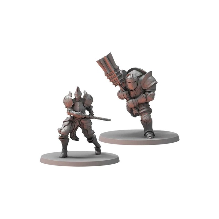 Accesoriu/Extensie pentru Joc de societate - Dark Souls RPG Minis Wave 2 SKU 5 - Captains & Warriors