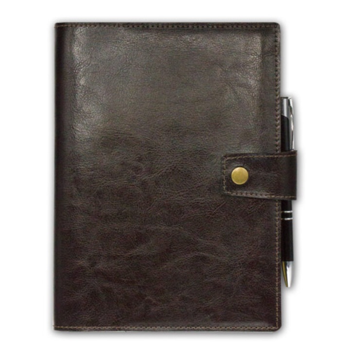 Agenda din piele naturala 2026, datata zilnic, Mira Maro, 17 x 24 cm